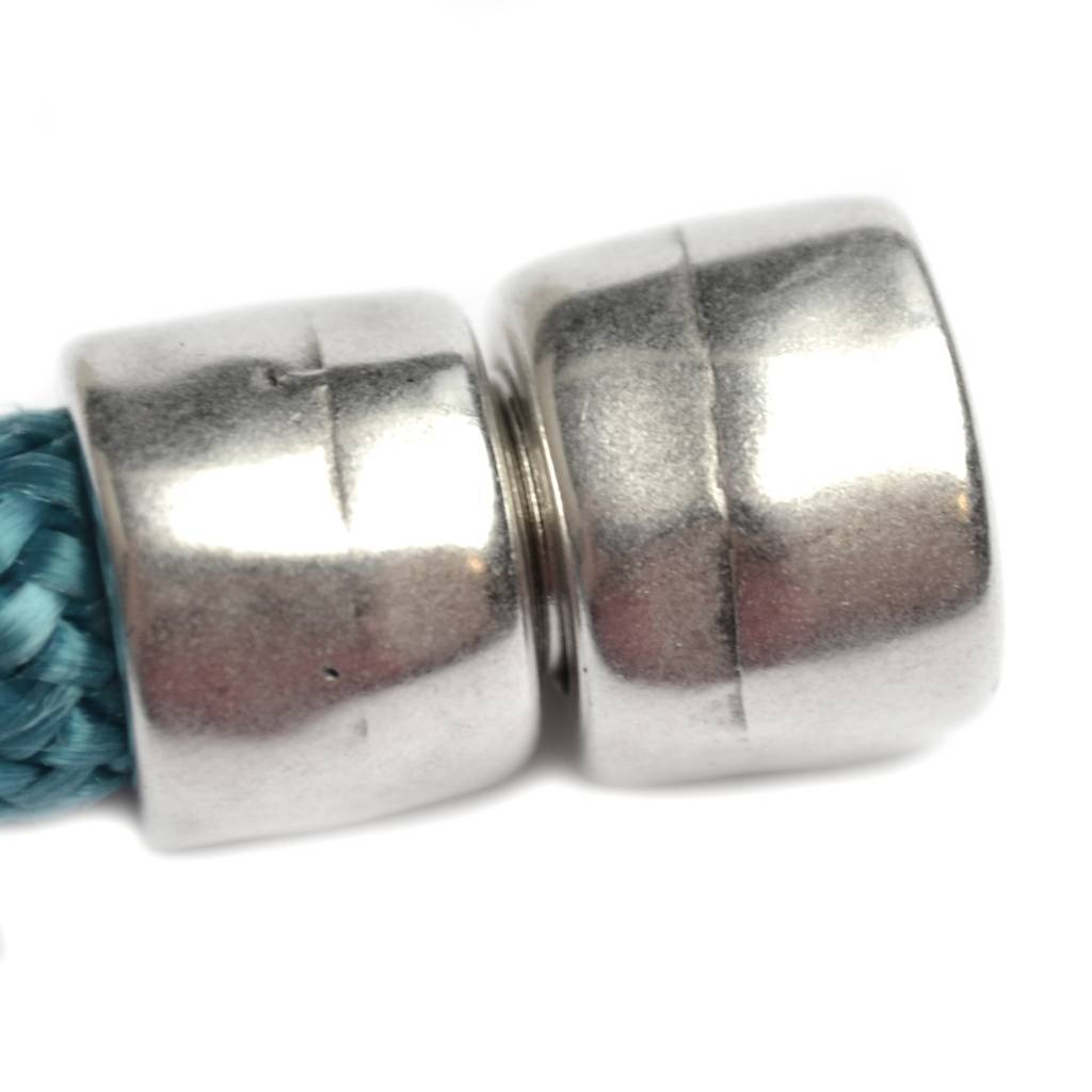 Magneetsluiting Ø10mm Zilver DQ 14x11mm-Kraaltjes van Renate