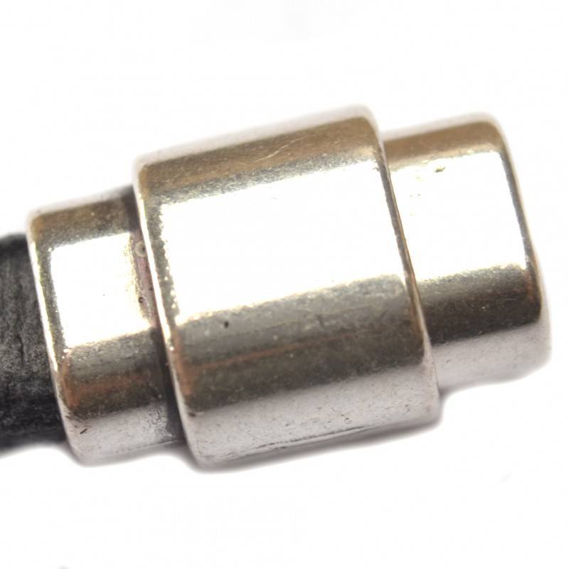 Magneetsluiting Ø10x6mm metaal zilver DQ 23x16mm-Kraaltjes van Renate