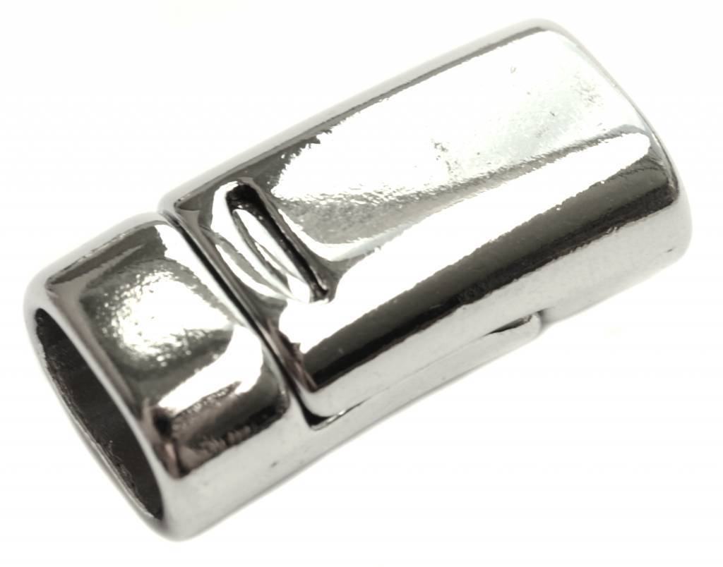 Magneetsluiting Ø10x7mm zilver 26x13mm-Kraaltjes van Renate