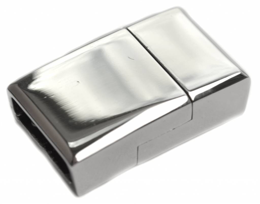 Magneetsluiting Ø12x3mm RVS 23x14mm-Kraaltjes van Renate