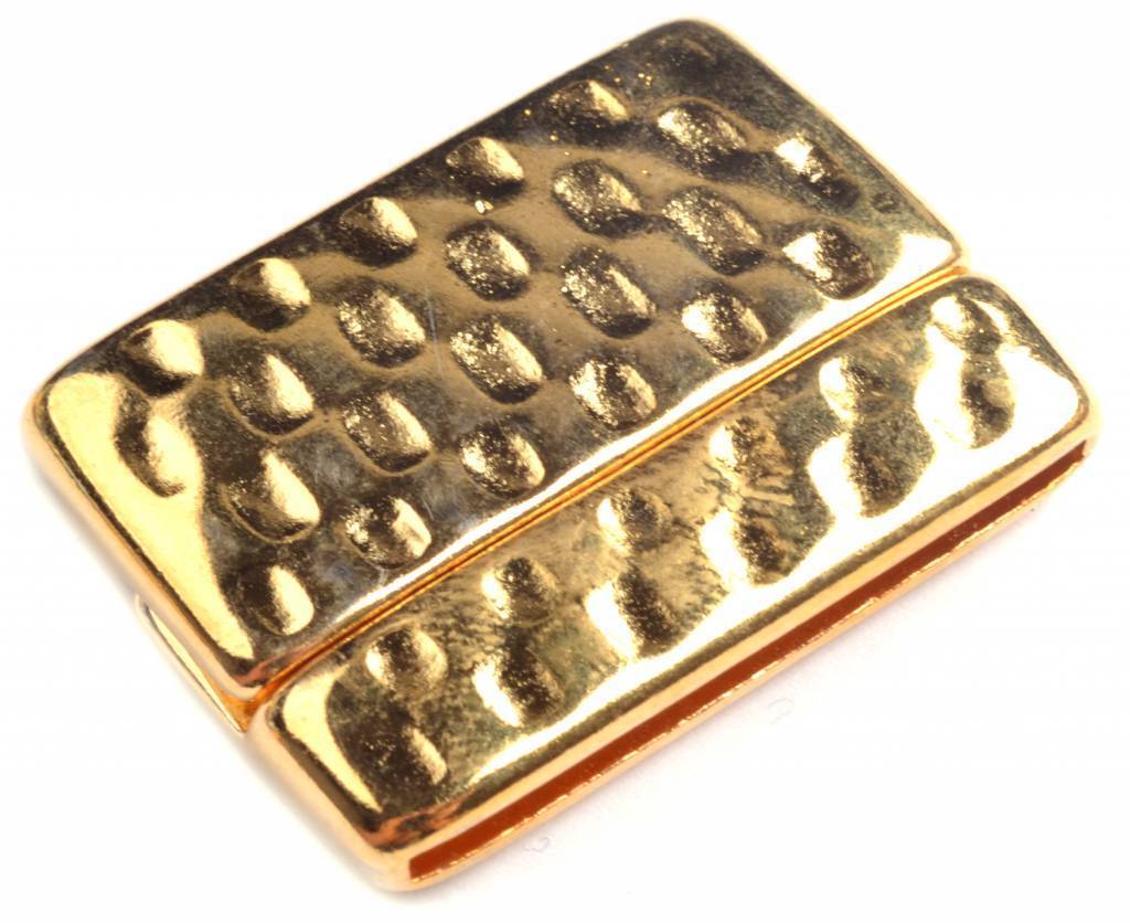 Magneetsluiting Ø20x2.5mm Goud DQ-Kraaltjes van Renate