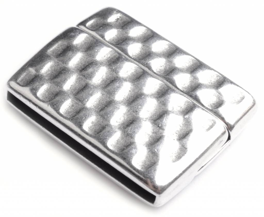 Magneetsluiting Ø20x2.5mm Zilver DQ-Kraaltjes van Renate