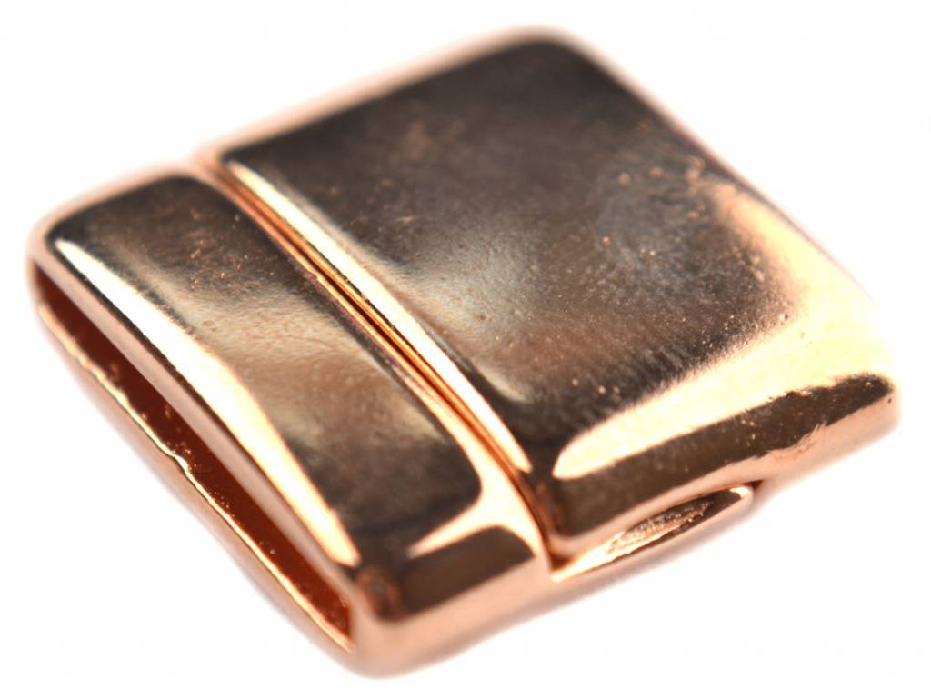 Magneetsluiting Ø20x2mm Rosegoud DQ-Kraaltjes van Renate