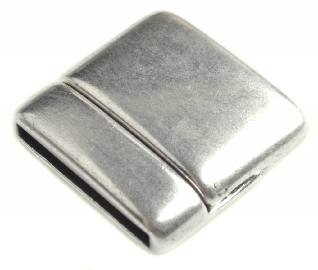 Magneetsluiting Ø20x2mm Zilver DQ-Kraaltjes van Renate
