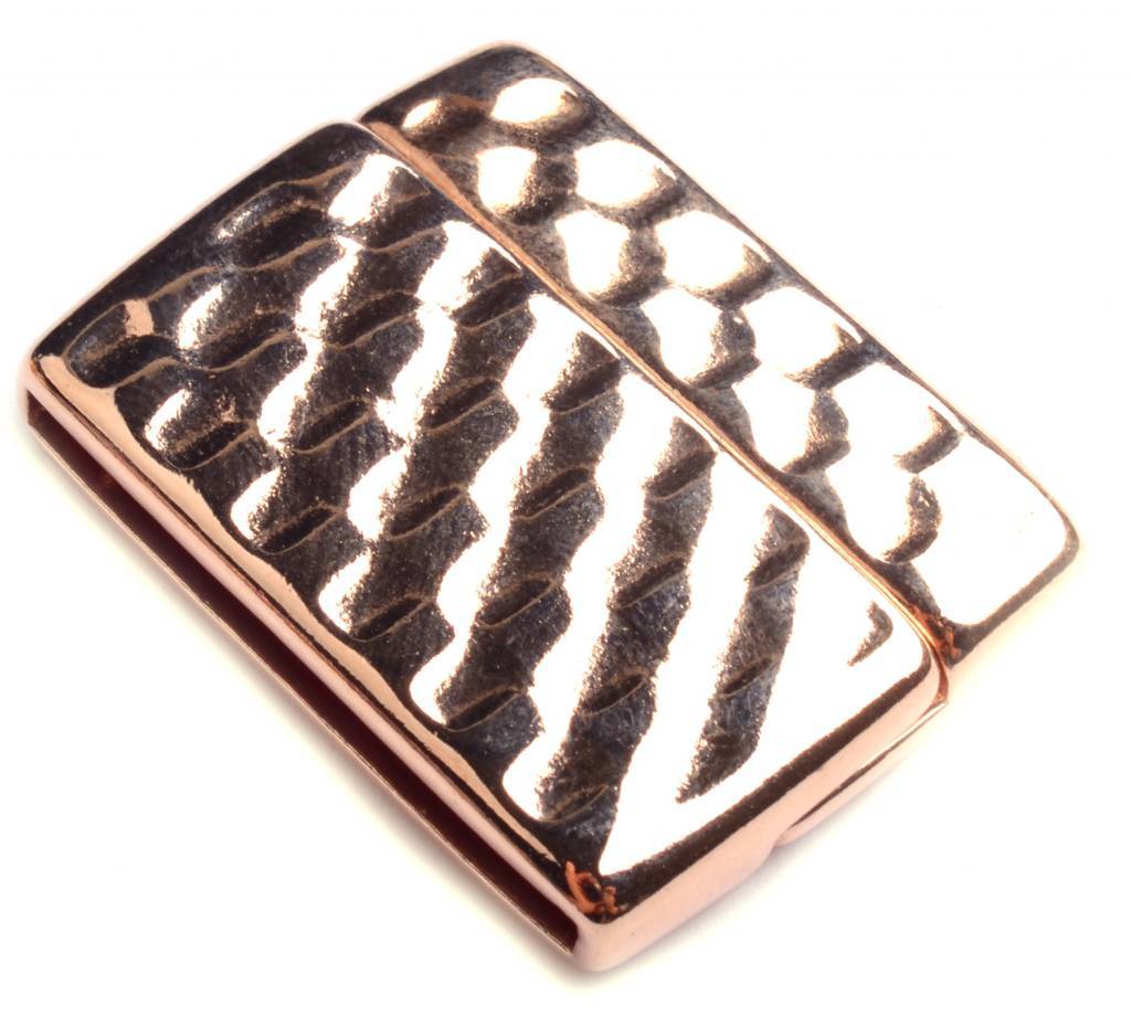 Magneetsluiting Ø30x2.5mm Rosegoud DQ-Kraaltjes van Renate