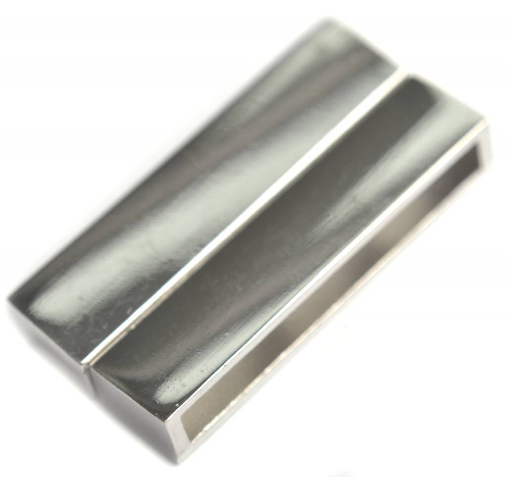 Magneetsluiting Ø34x4mm zilver 38x19mm-Kraaltjes van Renate