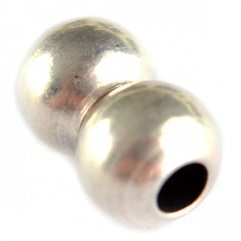 Magneetsluiting Ø3mm metaal zilver 8mm-Kraaltjes van Renate