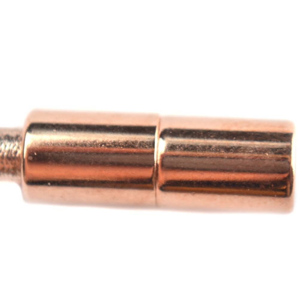 Magneetsluiting Ø4mm Rosegoud DQ-Kraaltjes van Renate