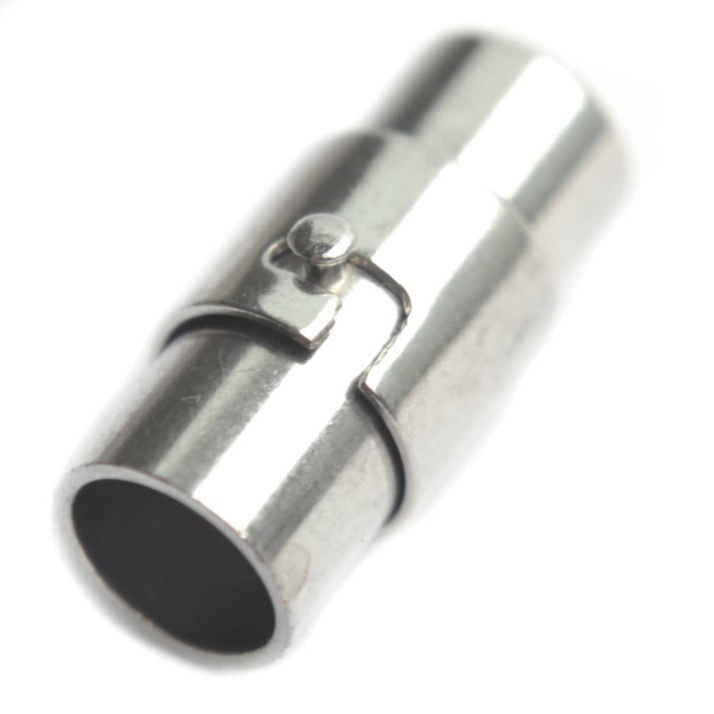 Magneetsluiting Ø4mm zilver 15x5mm-Kraaltjes van Renate