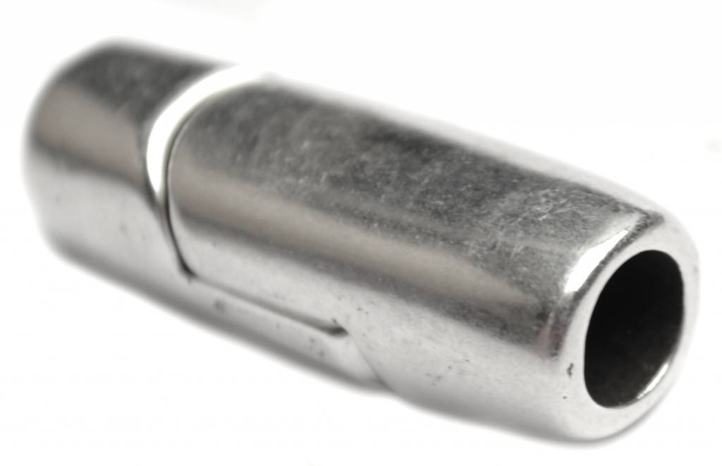 Magneetsluiting Ø5mm Zilver DQ 24x9mm-Kraaltjes van Renate