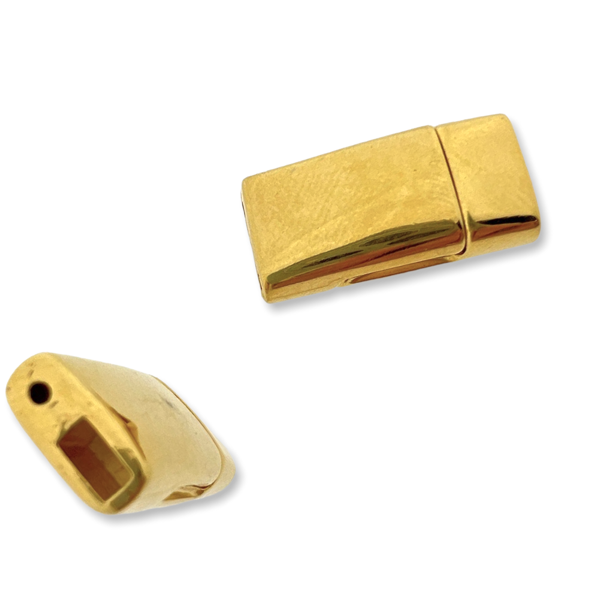 Magneetsluiting Ø5x2.5mm Goud DQ- per stuk-sluitingen-Kraaltjes van Renate
