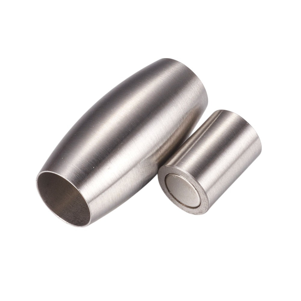 Magneetsluiting RVS zilver 21mm- per stuk-bedels-Kraaltjes van Renate
