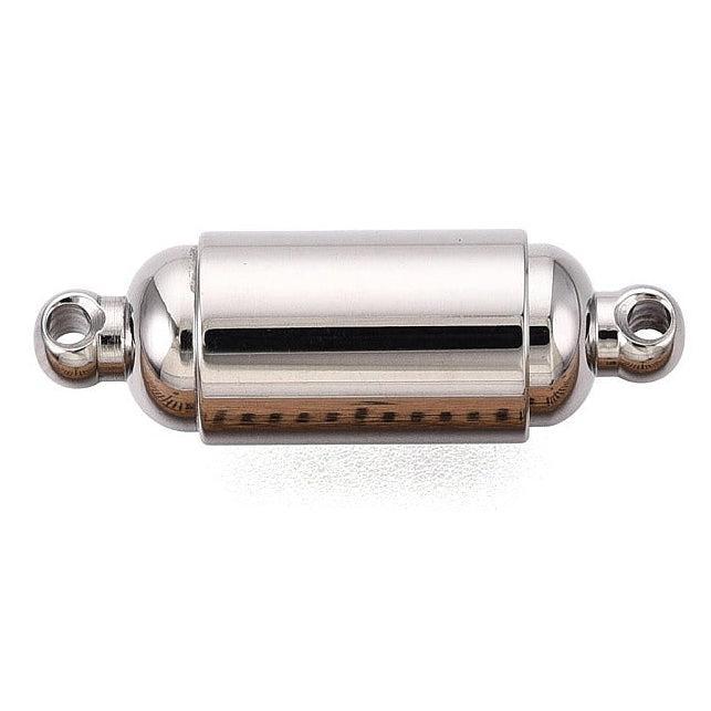 Magneetsluiting RVS Zilver 22mm - per stuk-Sluitingen-Kraaltjes van Renate