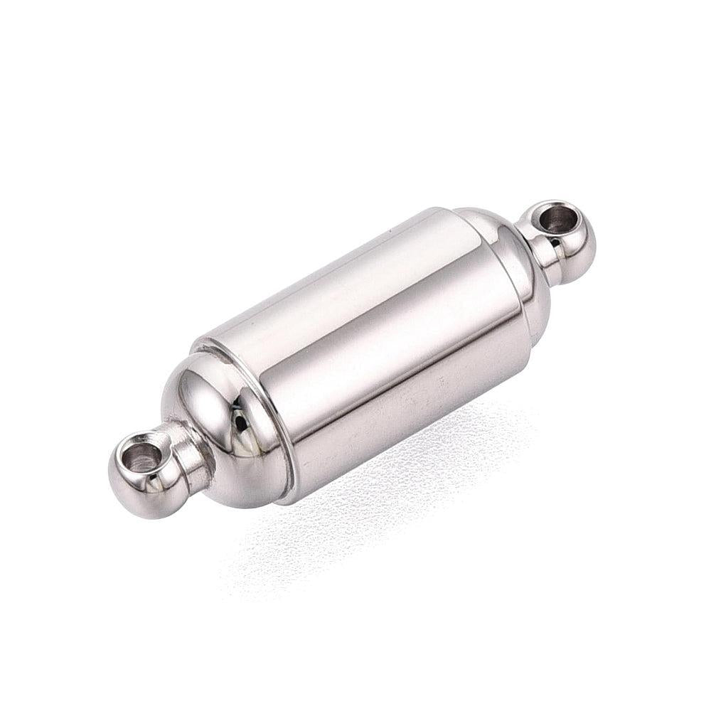 Magneetsluiting RVS Zilver 22mm - per stuk-Sluitingen-Kraaltjes van Renate