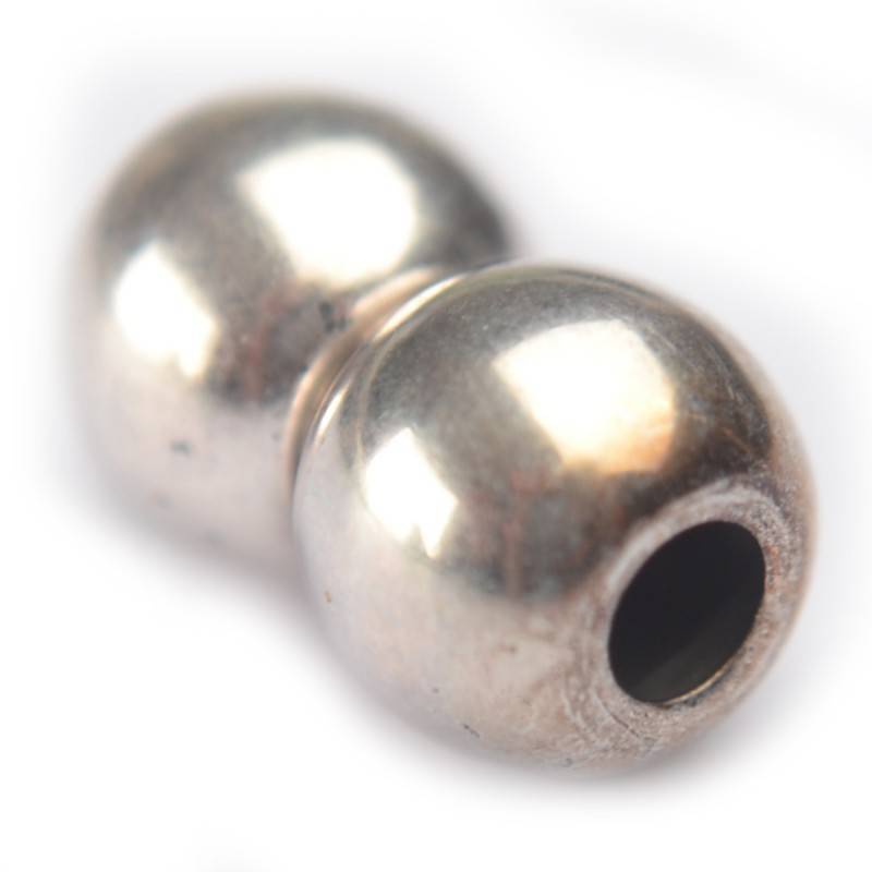 Magneetsluiting bollen Ø4mm metaal zilver DQ-Kraaltjes van Renate