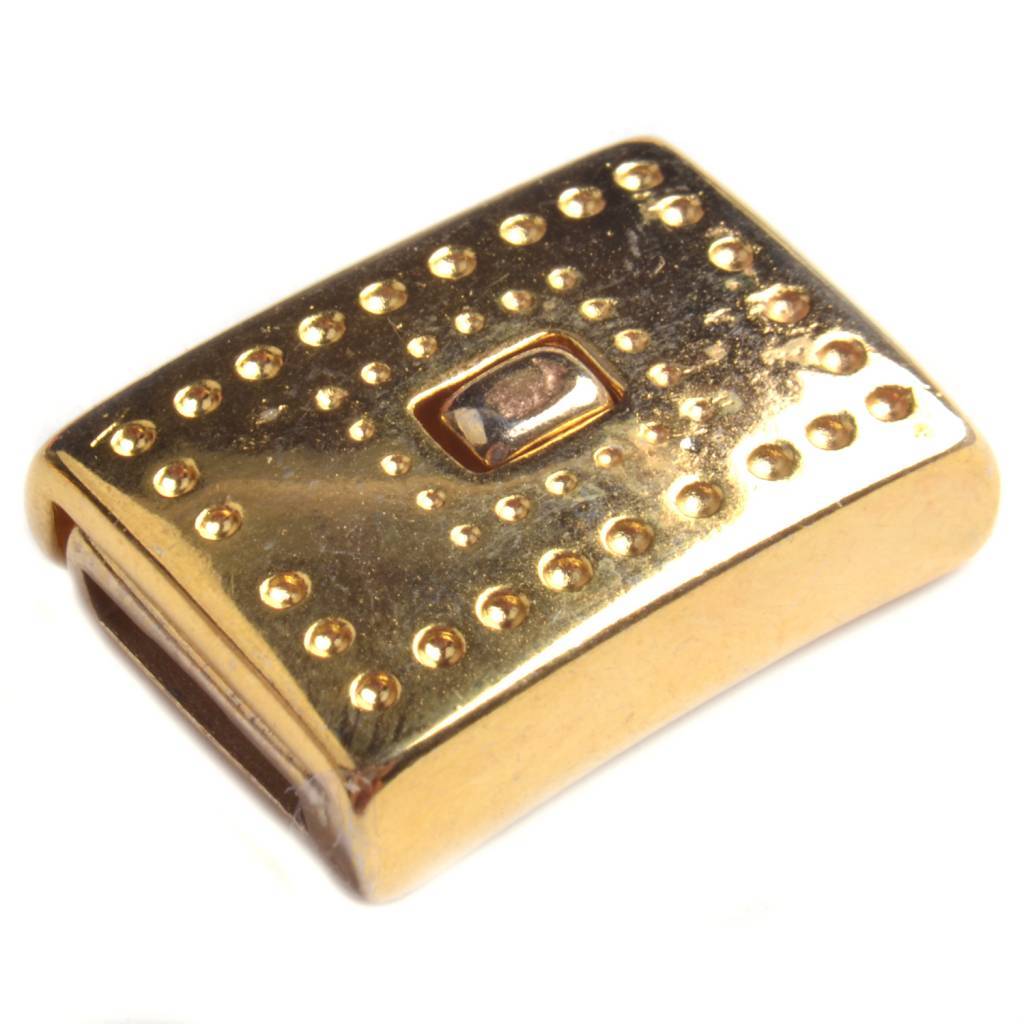 Magneetsluiting dots Ø10x2mm Goud DQ-Kraaltjes van Renate