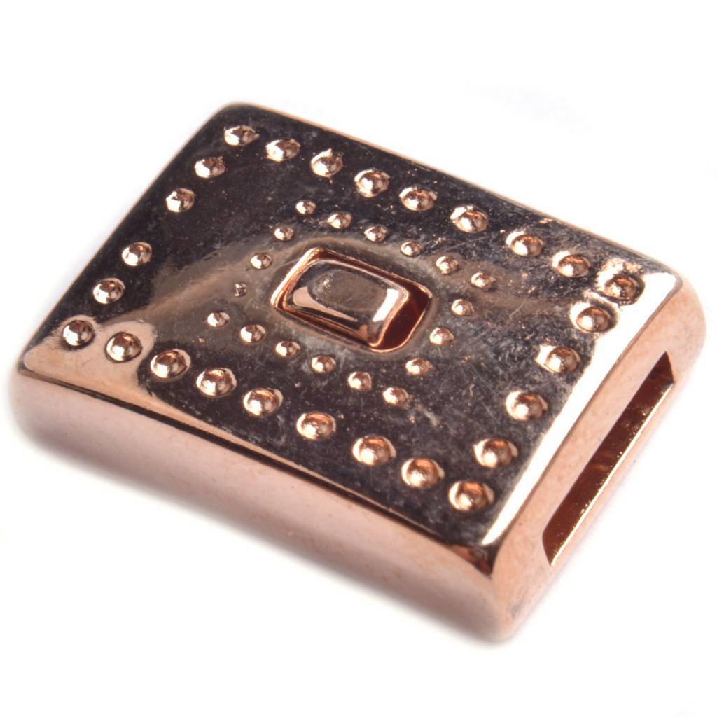 Magneetsluiting dots Ø10x2mm Rosegoud DQ-Kraaltjes van Renate