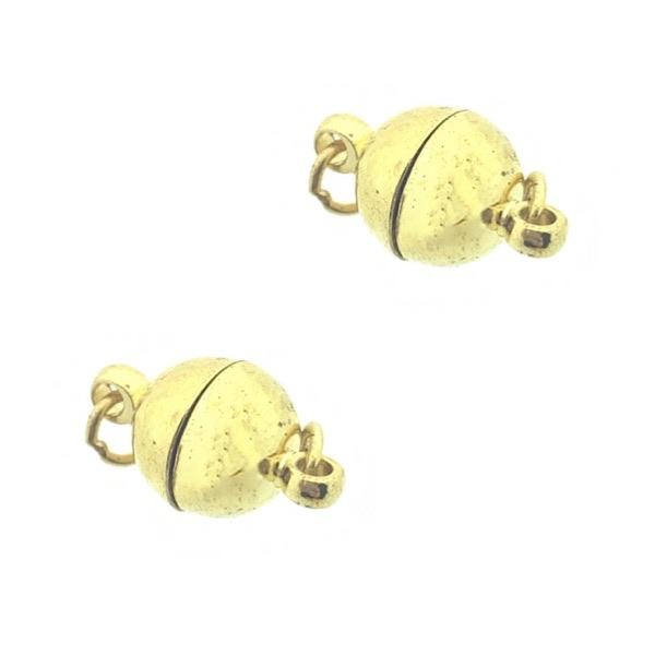 Magneetsluiting rond Goud 14x8mm-Kraaltjes van Renate