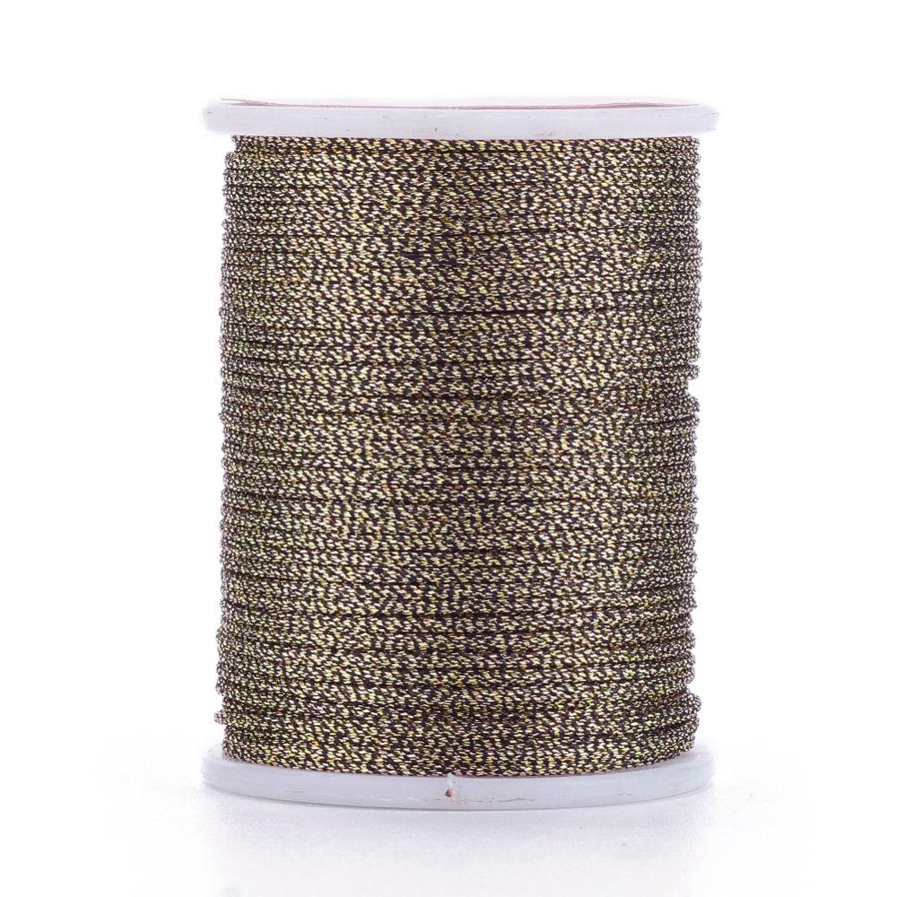 Metallic koord 1mm klosje Bronze - 6,5 meter-koord-Kraaltjes van Renate