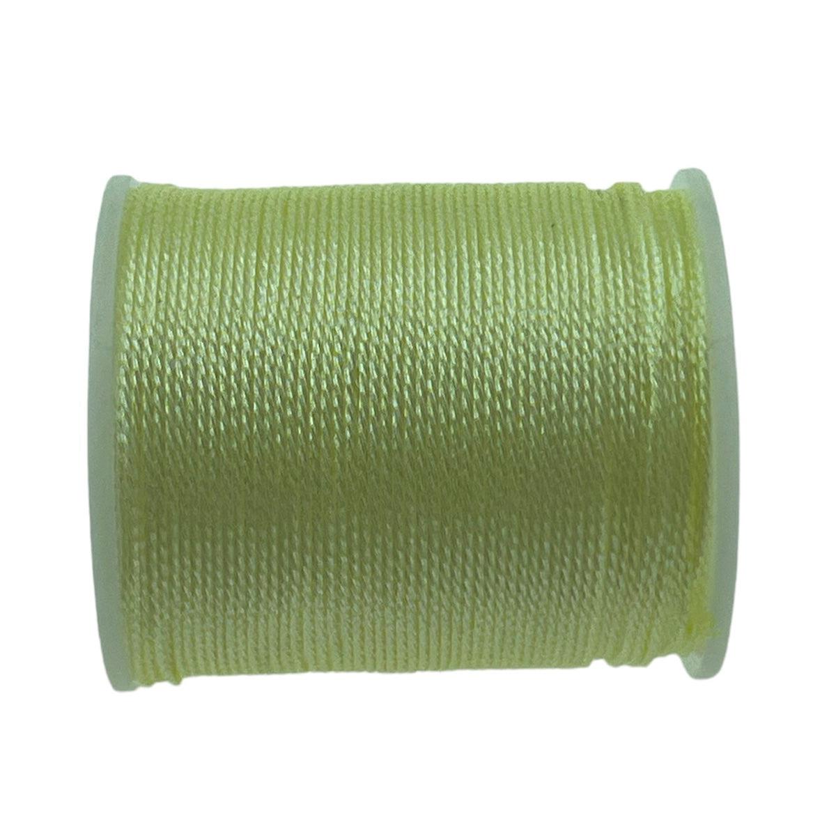 Metallic macramé koord 0.5mm klosje light yellow- 2 meter-koord-Kraaltjes van Renate