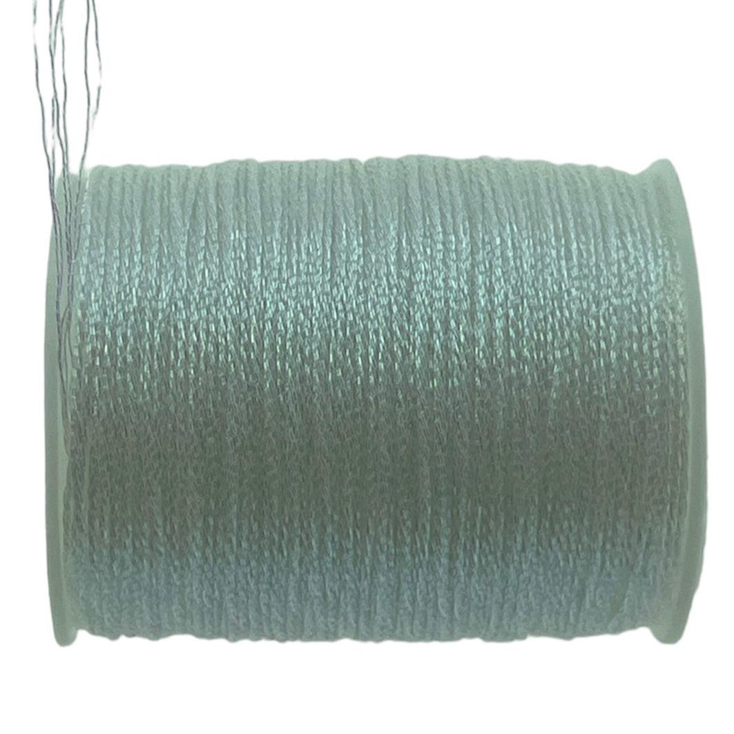 Metallic macramé koord 0.5mm klosje wit- 2 meter-koord-Kraaltjes van Renate