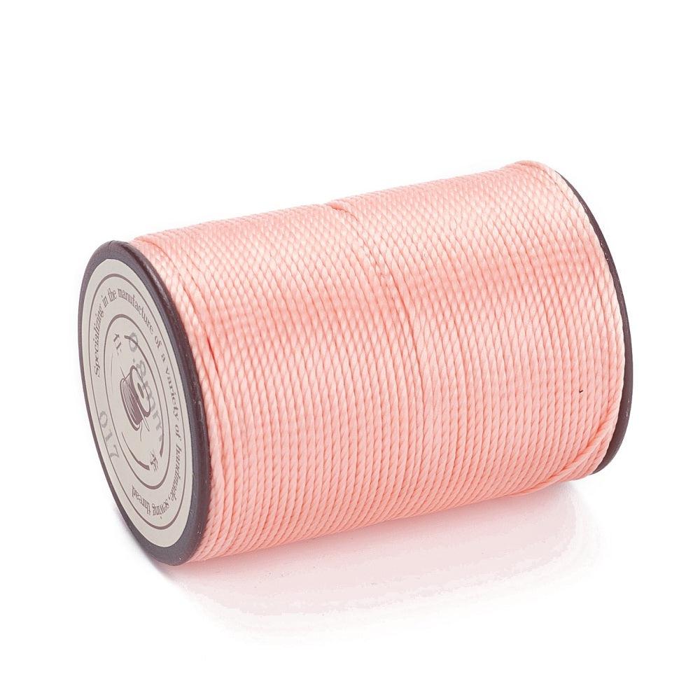 Micro macramé koord light salmon 0,8mm - 50 meter-Kraaltjes van Renate