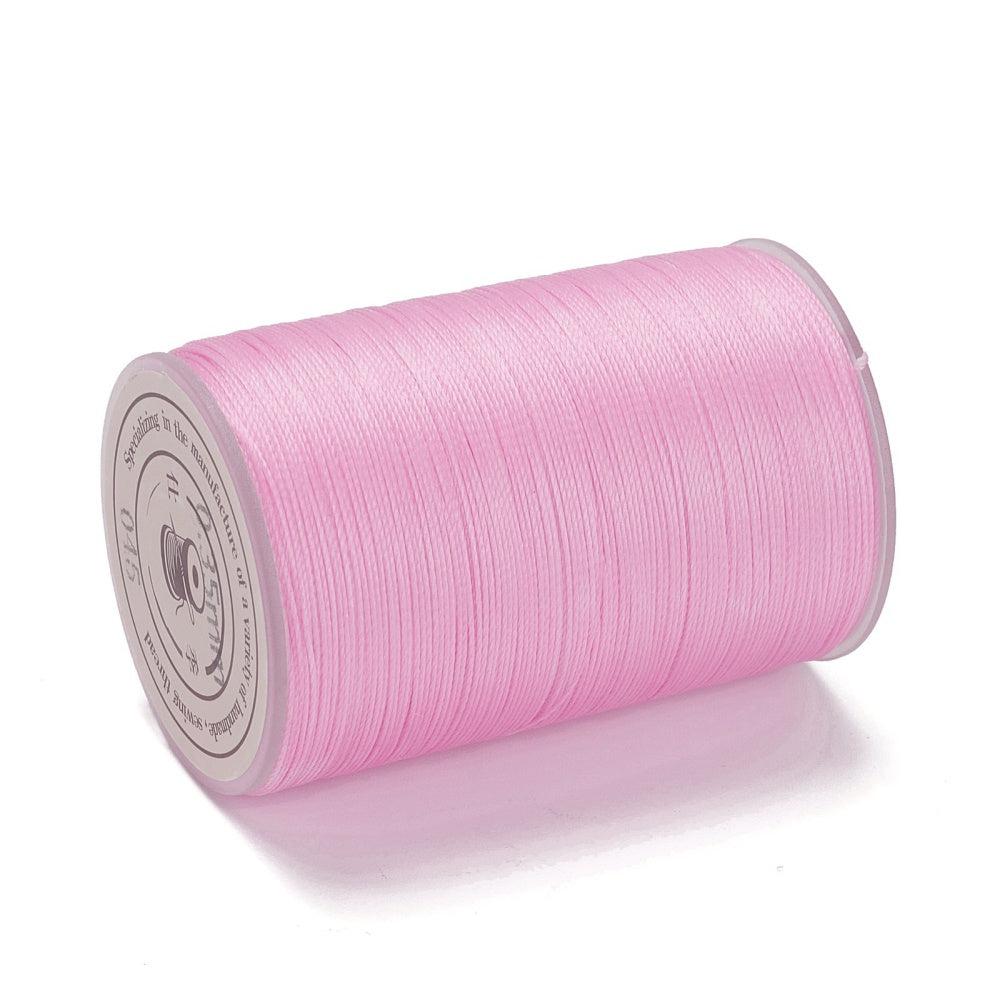 Micro macramé koord pink 0,35mm - 160 meter-Kraaltjes van Renate