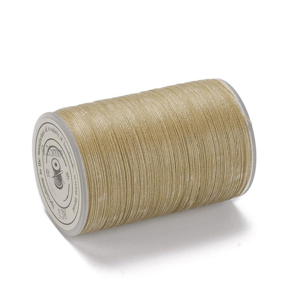 Micro macramé koord tan 0,35mm - 160 meter-Kraaltjes van Renate