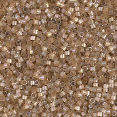 Miyuki Delica 11/0 Colorlined silk beige DB-1802 - 4 gram-Kralen-Kraaltjes van Renate