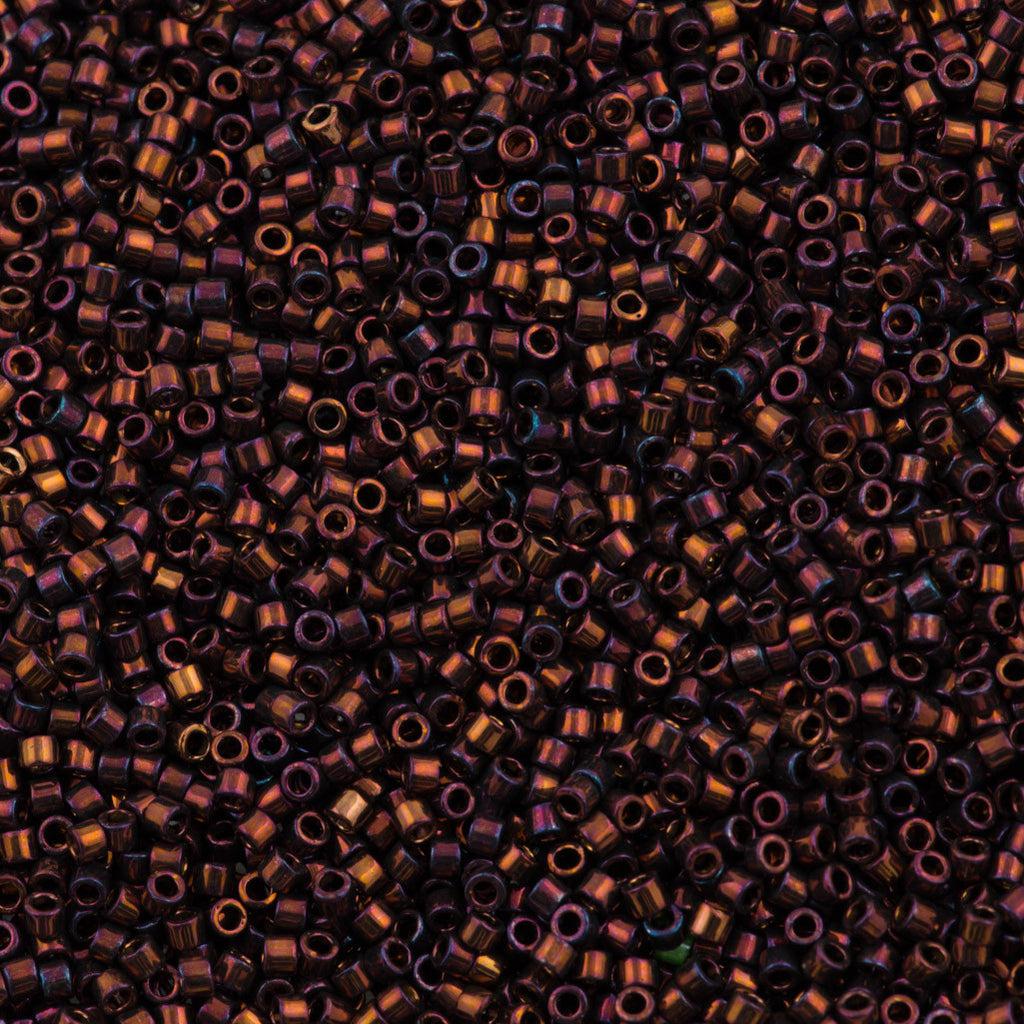 Miyuki Delica DB-1002 Metallic dark copper gold luster 11/0 - 4 gram-Kralen-Kraaltjes van Renate