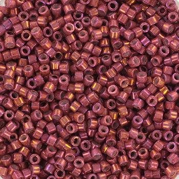Miyuki Delica 11/0 Metallic iris rhubarb gold DB-1016 - 4 gram-Kralen-Kraaltjes van Renate