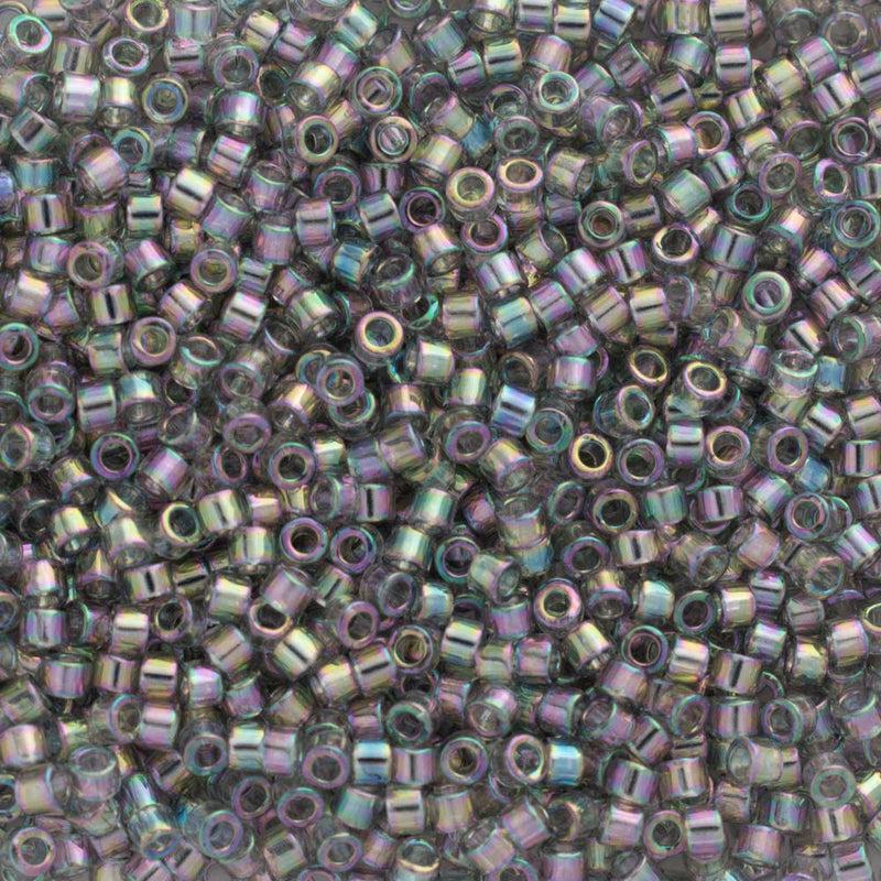 Miyuki Delica 11/0 DB-107 Transparant grey iris - 4 gram-Kralen-Kraaltjes van Renate