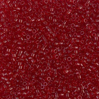 Miyuki Delica 11/0 DB-1102 Transparant dark cranberry- 4 gram-Kralen-Kraaltjes van Renate