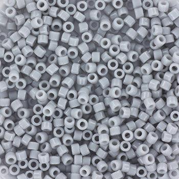 Miyuki Delica bead Opaque Ghost Grey 11/0 - 4 gram-Kraaltjes van Renate