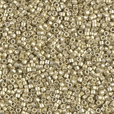 Miyuki Delica DB-1151 galvanized semi frosted silver 11/0 - 4 gram-Kralen-Kraaltjes van Renate