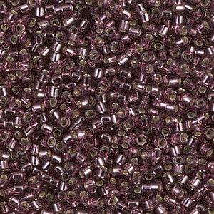 Miyuki Delica DB-1204 silverlined paars 11/0 - 4 gram-Kralen-Kraaltjes van Renate