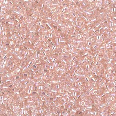 Miyuki Delica 11/0 DB-1243 Transparant pink mist AB - 4 gram-Kralen-Kraaltjes van Renate