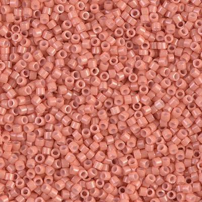 Miyuki Delica 11/0 DB-1363 dyed Opaque peach - 4 gram-Kralen-Kraaltjes van Renate