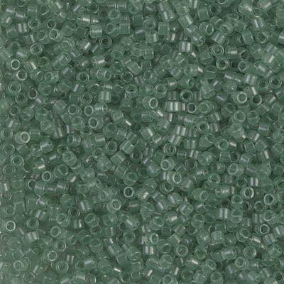 Miyuki Delica 11/0 DB-1415 Transparant light moss green - 4 gram-Kralen-Kraaltjes van Renate