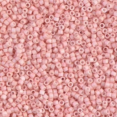 Miyuki Delica DB-1523 Mat opaque light salmon AB 11/0 - 4 gram-Kralen-Kraaltjes van Renate