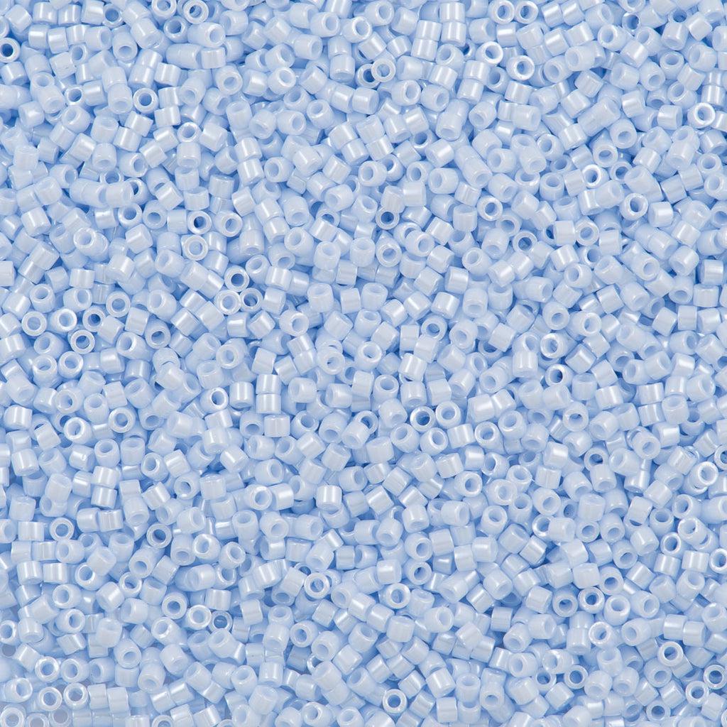 Miyuki Delica DB-1537 opaque luster blauw 11/0 - 4 gram-Kralen-Kraaltjes van Renate