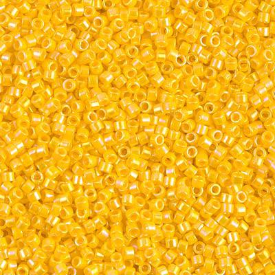 Miyuki Delica DB-1572 Opaque canary AB 11/0 - 4 gram-Kralen-Kraaltjes van Renate