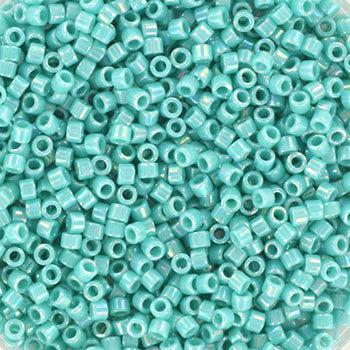 Miyuki Delica DB-166 Opaque ab turquoise green 11/0 - 4 gram-Kralen-Kraaltjes van Renate