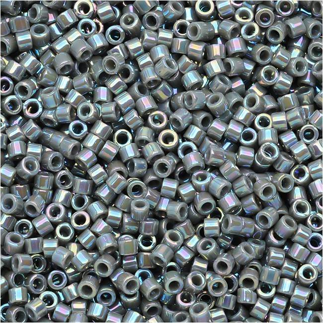 Miyuki Delica Opaque Gray AB 11/0 - 4gr-Kraaltjes van Renate