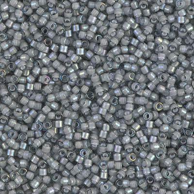 Miyuki Delica DB-1793 White Lined Grey Ab 11/0 - 4 gram-Kralen-Kraaltjes van Renate
