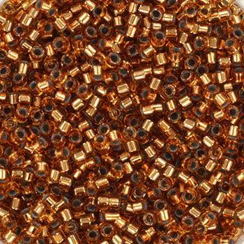 Miyuki Delica DB-181 silverlined light bronze 11/0 - 4 gram-Kralen-Kraaltjes van Renate