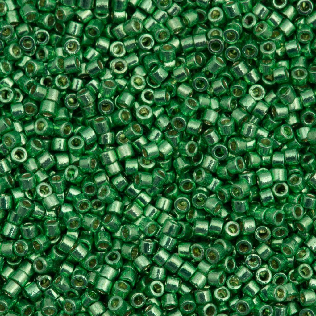 Miyuki Delica Bead 11/0, DB2506, Duracoat Galvanized Dark Aqua Green