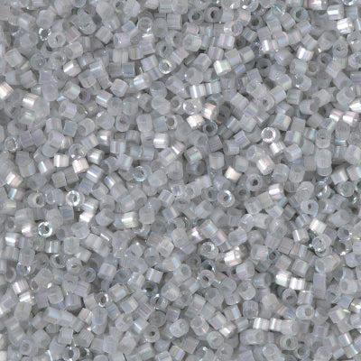 Miyuki Delica 11/0 Silk Inside Dyed Smoke Gray AB - 4 gram-Kralen-Kraaltjes van Renate