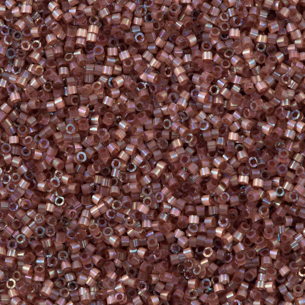 Miyuki Delica DB-1878 Silk inside dyed rose topaz AB 11/0 - 4 gram-Kralen-Kraaltjes van Renate