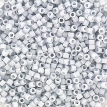 Miyuki Delica opaque luster light gray 11/0 - 4 gram-Kraaltjes van Renate